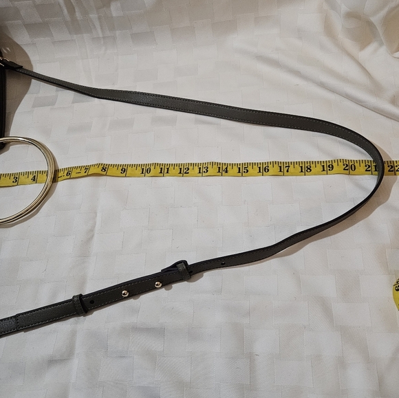 INC-International Concept Studded Army Green Leather Hobo Bag - Picture 10 of 13